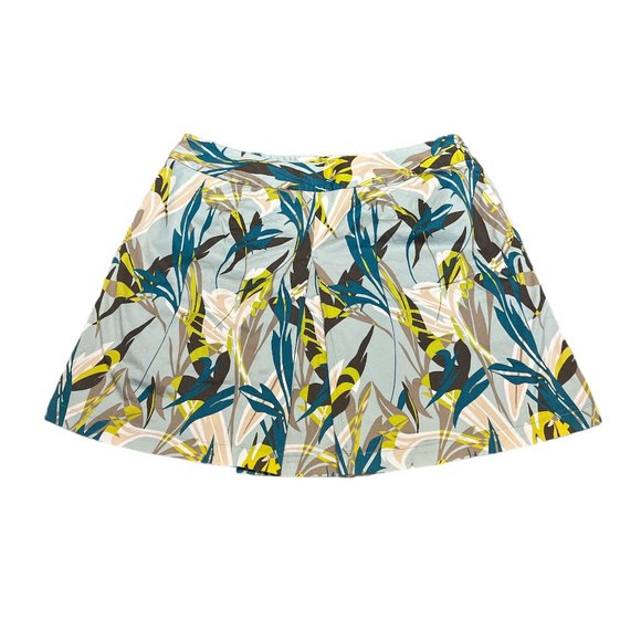 COPY - LIZGOLF Skort Size 14 Tropical Skirt with Shorts 2 Pockets 97% Cotton - Picture 4 of 14